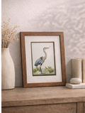 Blue Heron with Dandelion